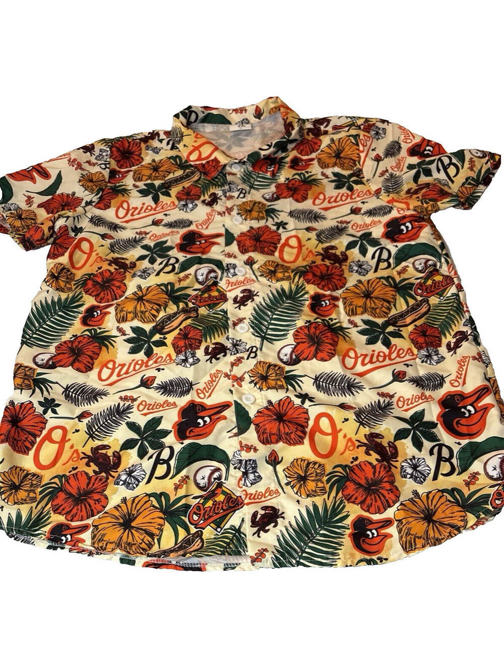 Baltimore Orioles "Birdland" Hawaiian Shirt SGA 2025 Mens XL